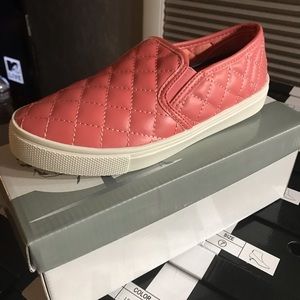 Brand new coral slip on sneakers